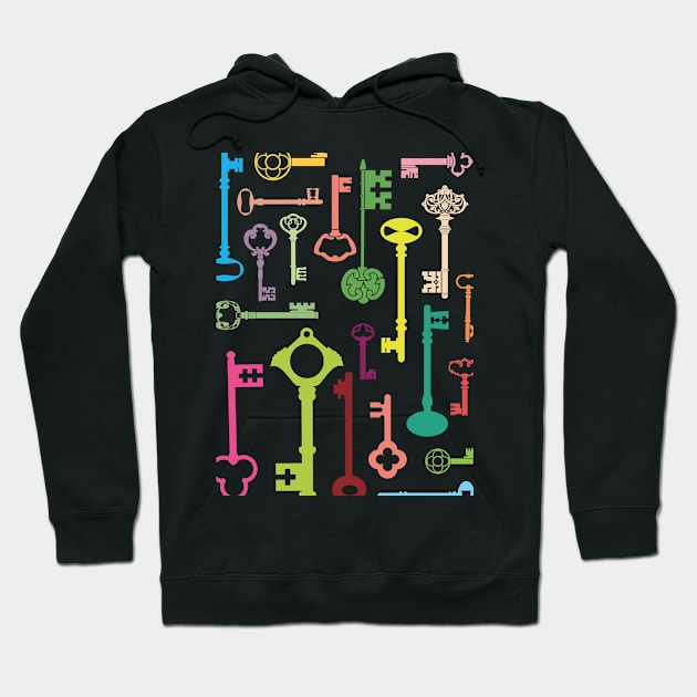 Keys Hoodie by HalamoDesigns